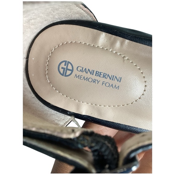 Giani Bernini Black T-Strap Heels. Size 11 - Picture 5 of 7
